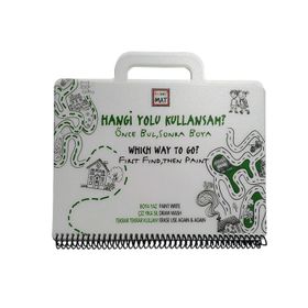 Funny Mat Hangi Yolu Kullansam 19x26 cm Boyama Mini Set