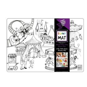 Funny Mat Lunapark 33.5x48 cm Boyanabilir Aktivite Örtüsü