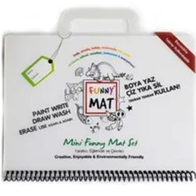 Funny Mat Mini Set 16x21 cm Boyanabilir Aktivite Örtüsü