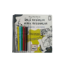 Funny Mat Ünlü Resimler Minik Ressamlar Kalemli Mini Set