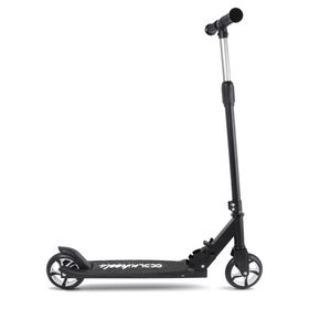 Furkan 8+ Yaş Gri Siyah Cool Wheels Metal 2 Tekerlekli Katlanabilir Scooter