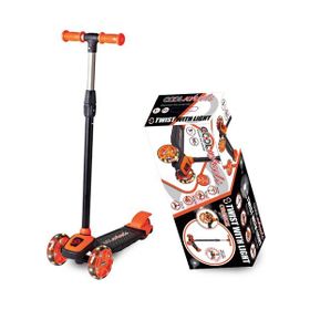 Furkan FR58918 Cool Wheels Led Işıklı 3 Tekerlekli Yükseklik Ayarlı Turuncu Scooter