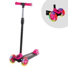 Furkan Oyuncak Cool Wheels 50 kg Taşıma Kapasiteli Işıklı Stil Mavi 3 Tekerlekli Scooter