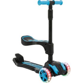 Furkan Toys Cool Wheels Led Işıklı Oturaklı Mavi Combo Scooter