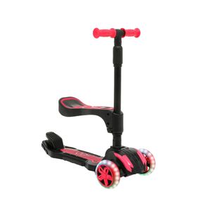 Furkan Toys Cool Wheels Pembe Combo Oturaklı Scooter