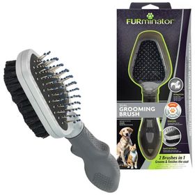 Furminator Dual Brush Çift Yüz Kedi Köpek Tarağı