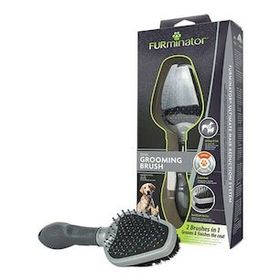 Furminator Dual Brush Çift Yüz Kedi Köpek Tarağı