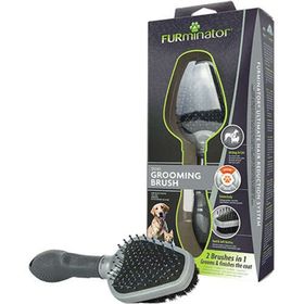 Furminator Dual Brush Çift Yüz Kedi Köpek Tarağı