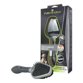 Furminator Dual Brush Çift Yüz Kedi Köpek Tarağı