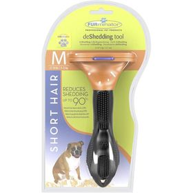 Furminator Kısa Tüylü Köpekler İçin Orta Temizlenebilir Tarak
