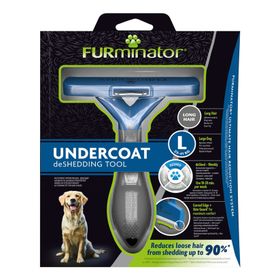 Furminator L Uzun Tüylü Büyük Irk Köpekler İçin Köpek Tarağı