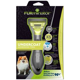 Furminator Long Hair X-Small Uzun Tüylü Mini Irk Köpekler İçin Köpek Tarağı