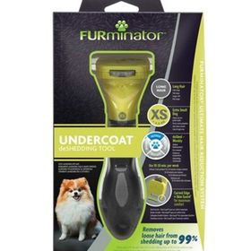 Furminator XS Uzun Tüylü Mini Boy Köpekler İçin Tüy Toplayıcı Tarak