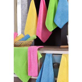 Fushia 12 Adet Magic Towel Microfiber Havlu Seti