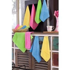 Fushia 6 Adet Magic Towel Microfiber Havlu Seti