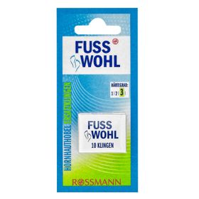 Fusswohl 10'lu Yedek Bıçağı 10 Adet Topuk Rendesi