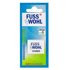 Fusswohl 10'lu Yedek Bıçağı 10 Adet Topuk Rendesi
