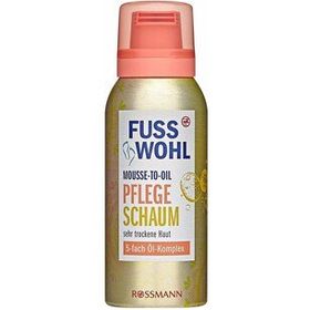 Fusswohl Mousse To Oil Çok Kuru Ciltler 100 ml Ayak Bakım Köpüğü
