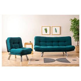Futon Pafu Hippo Petrol Koltuk Takımı