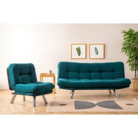 Futon Pafu Hippo Petrol Koltuk Takımı