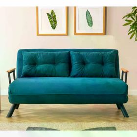 Futon Petrol Pafu Sando İkili Katlanır Pedli Yataklı Koltuk