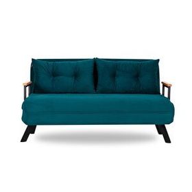 Futon Petrol Pafu Sando İkili Katlanır Pedli Yataklı Koltuk