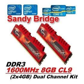 G.Skill RipjawsX 8GB 1600MHz DDR3 F3-12800CL9D-8GBXL RAM Bellek