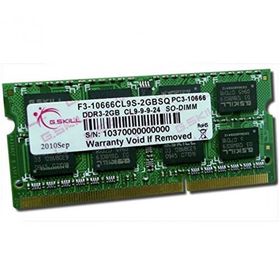 G.Skill Value 4GB 1333MHz DDR3 F3-10666CL9S-2GBSQ RAM Bellek