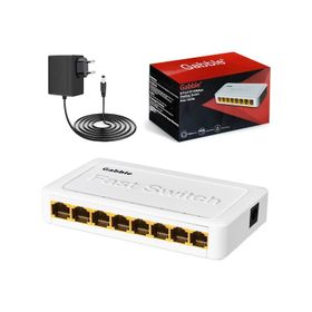 Gabble GAB-SWC08 8 Port Hub 10/100MBPS Ethernet Switch
