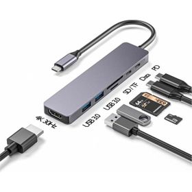 Gabble GAB-TY601 TYPE-C TO 3.0 6 IN 1 USB + HDTV 4K Çevirici