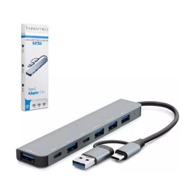 Gabble GAB-TY701 TYPE-C TO 3.0 7 IN 1 USB + HDTV 4K Çevirici