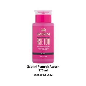 Gabrini 175 ml Çilekli Pompalı Aseton