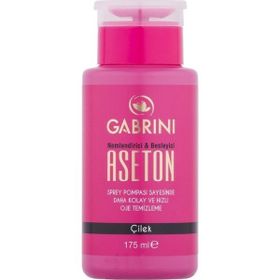 Gabrini 175 ml Çilekli Pompalı Aseton