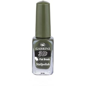 Gabrini 3D Flat Brush Yeşil 13 ml Oje