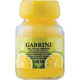 Gabrini 75 ml Limon Oje Sil Cam Şişe Süngerli Aseton