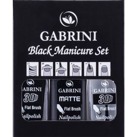 Gabrini Black Manikür Seti