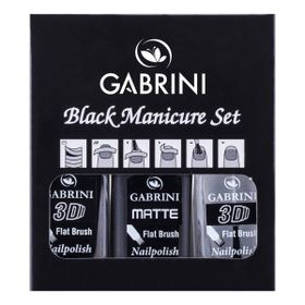 Gabrini Black Manikür Seti