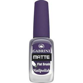Gabrini Matte Flat Brush Mor 13 ml Oje