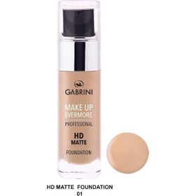 Gabrini No:01 Hd Matte Fondöten