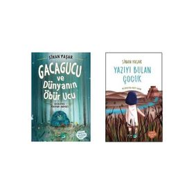 Gacagucu ve Dünyanin Öbür Ucu - Yazıyı Bulan Çocuk - 2 Kitap Set - Sinan Yaşar
