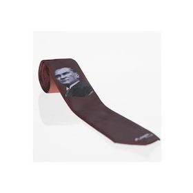 Gaffy AK-26 Bordo Atatük İmza Desenli Kravat