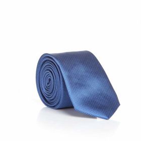 Gaffy DDK-01 İndigo Mavi Slim Fit Düz Renk Dokuma Kravat
