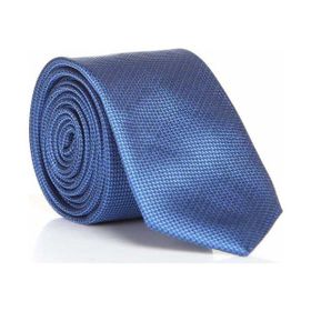 Gaffy DDK-01 İndigo Mavi Slim Fit Düz Renk Dokuma Kravat