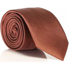 Gaffy DDK-04 Kiremit Slim Fit Düz Renk Dokuma Kravat