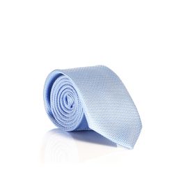 Gaffy DDK-10 Açık Mavi Slim Fit Düz Renk Dokuma Kravat