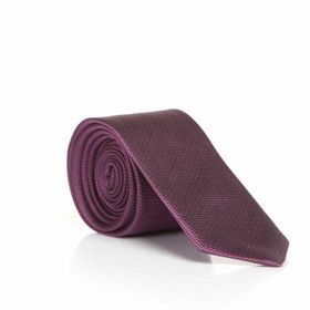 Gaffy DDK-13 Mürdüm Slim Fit Düz Renk Dokuma Kravat