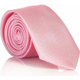 Gaffy DDK-18 Pembe Slim Fit Düz Renk Dokuma Kravat