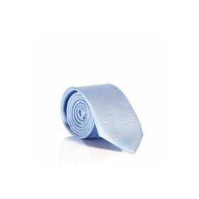 Gaffy KLR GYM-DK-10 Açık Mavi Slim Fit Düz Renk Dokuma Kravat