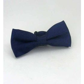 Gaffy Lacivert Çocuk Boy Düz Renk Saten Papyon