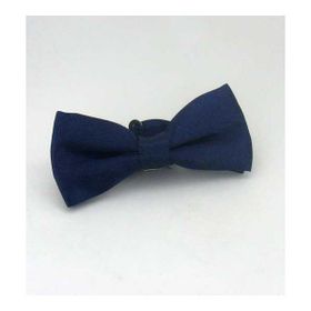Gaffy Lacivert Çocuk Boy Düz Renk Saten Papyon